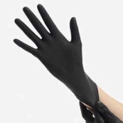 Перчатки нитриловые Черные S  50 пар (уп 100шт.)