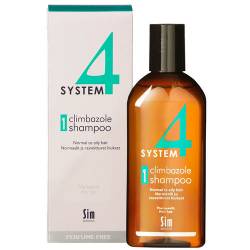 SYSTEM 4 Терапевтический шампунь № 1 для нормальной и жирной кожи головы 215 мл / Climbazole Shampoo 1.Normal to oily hair and scalp