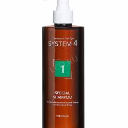 SYSTEM 4 Терапевтический шампунь № 1 для нормальной и жирной кожи головы 500 мл / Climbazole Shampoo 1.Normal to oily hair and scalp
