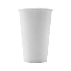 Стакан ГН 300 мл. белые для чай/кофе (уп. 50 шт.)